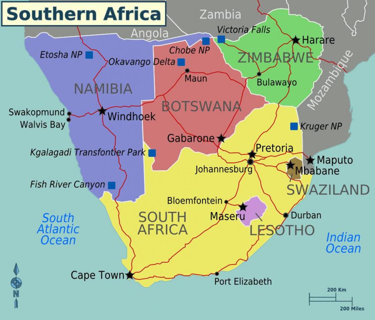 Mapa ng maputo Swaziland